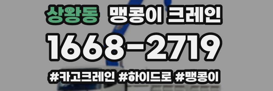 상왕동 맹콩이 크레인