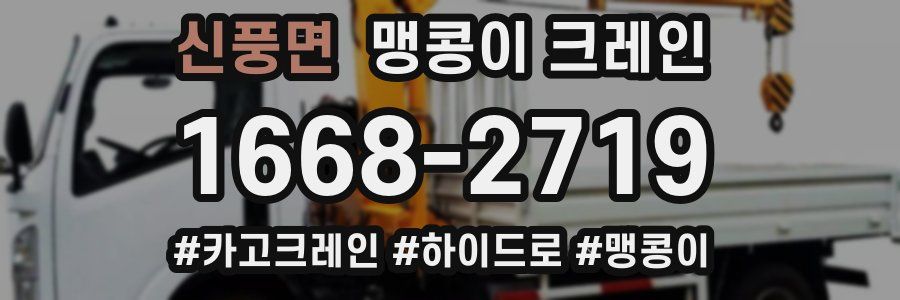 신풍면 맹콩이 크레인