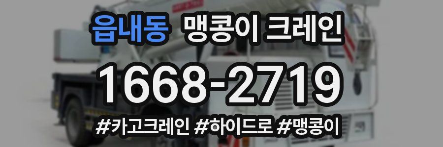 읍내동 맹콩이 크레인