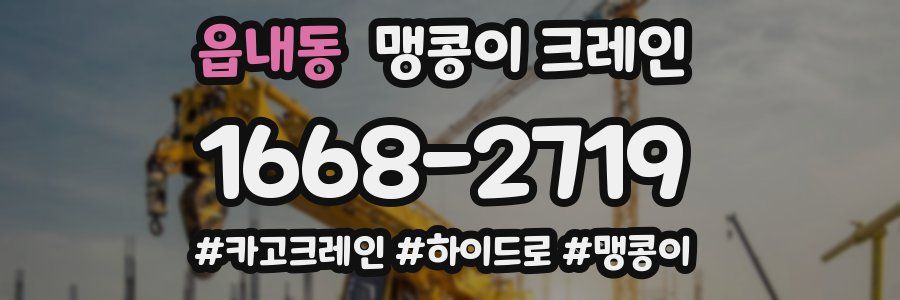 읍내동 맹콩이 크레인
