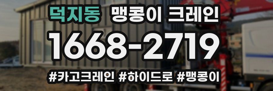 덕지동 맹콩이 크레인