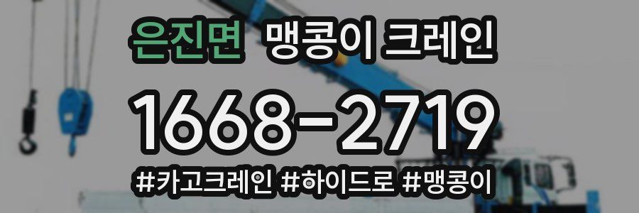 은진면 맹콩이 크레인