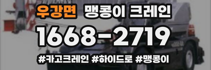 우강면 맹콩이 크레인