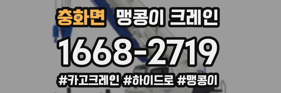 충화면 맹콩이 크레인