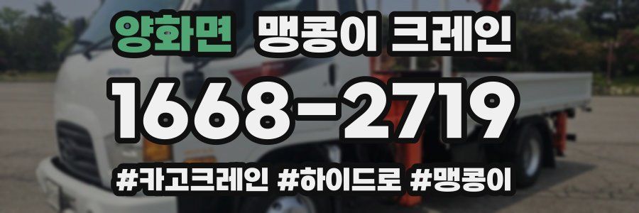 양화면 맹콩이 크레인