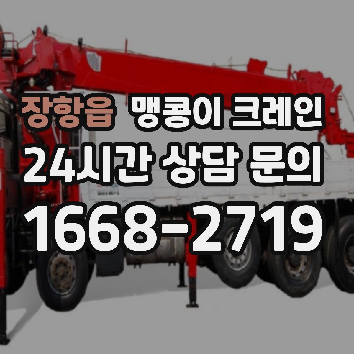 장항읍 맹콩이 크레인