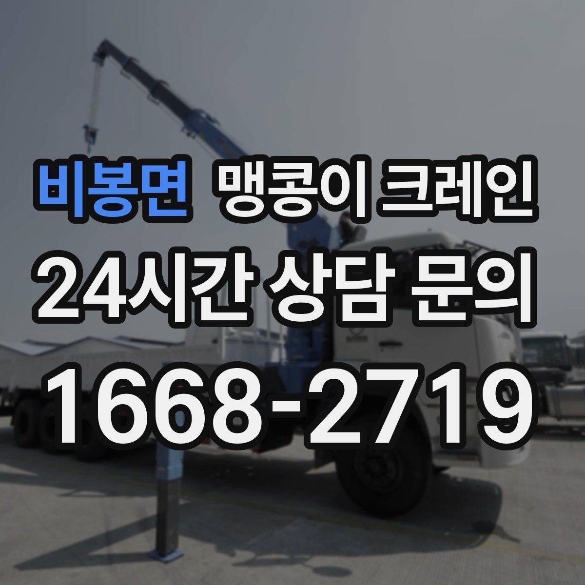 비봉면 맹콩이 크레인