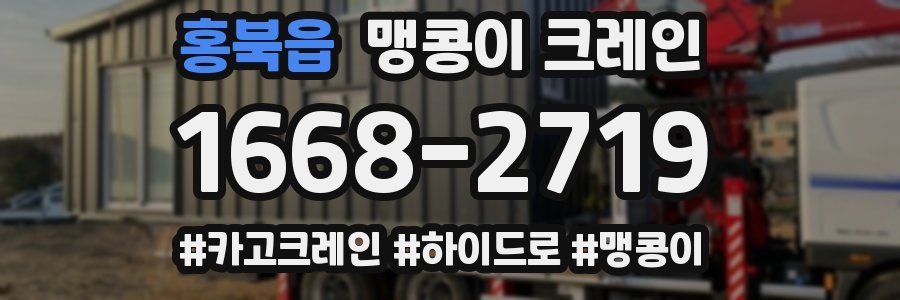 홍북읍 맹콩이 크레인