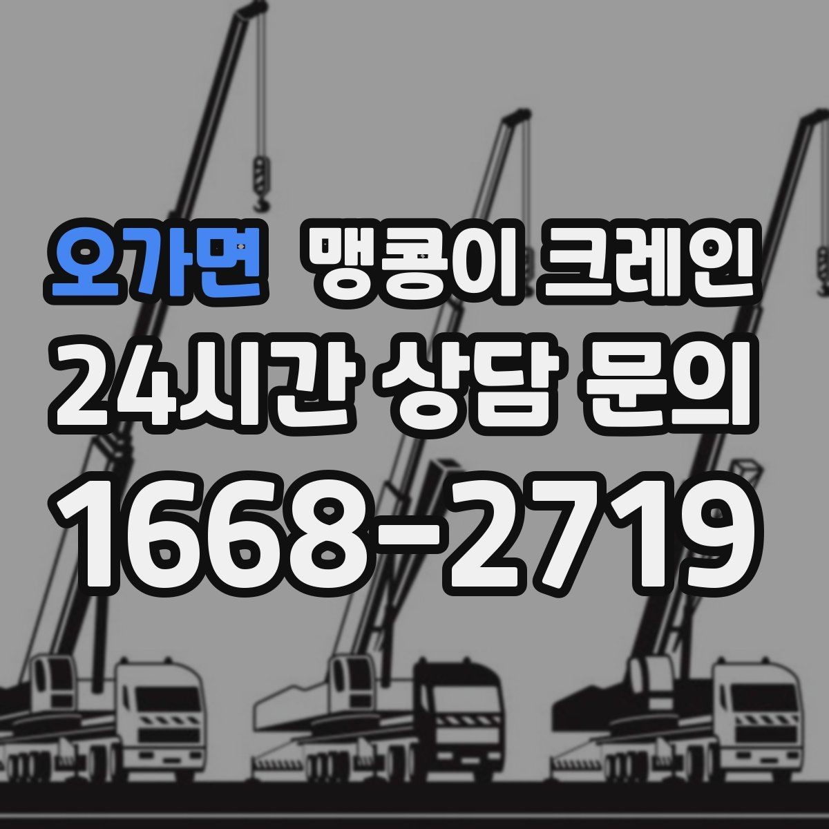 오가면 맹콩이 크레인 신호수 배치가 중요한 이유