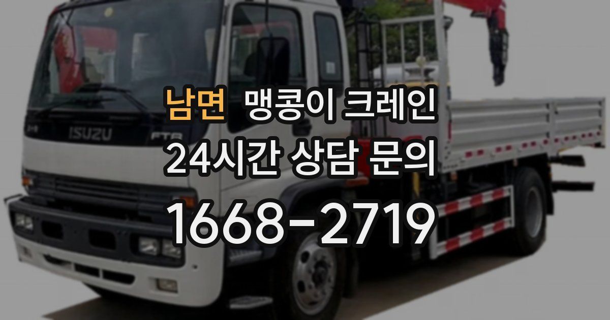 남면 맹콩이 크레인