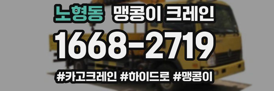 노형동 맹콩이 크레인