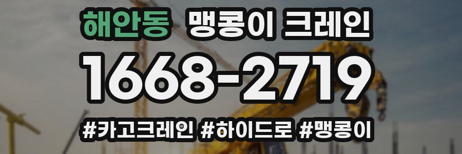 해안동 맹콩이 크레인