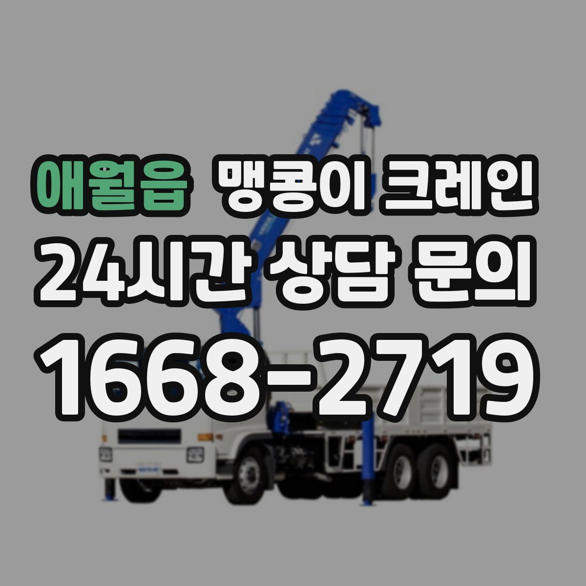 애월읍 맹콩이 크레인