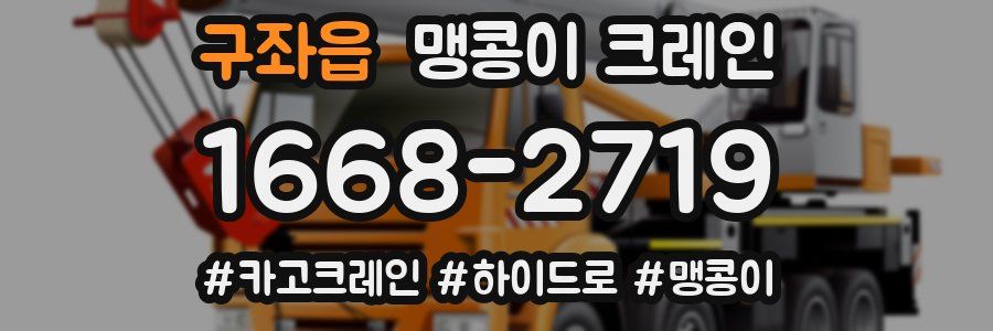 구좌읍 맹콩이 크레인