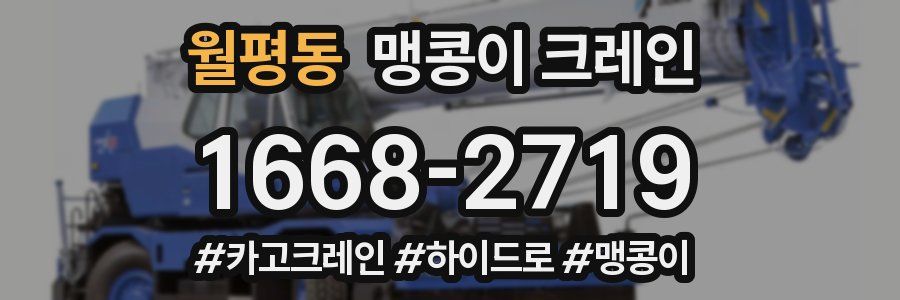 월평동 맹콩이 크레인