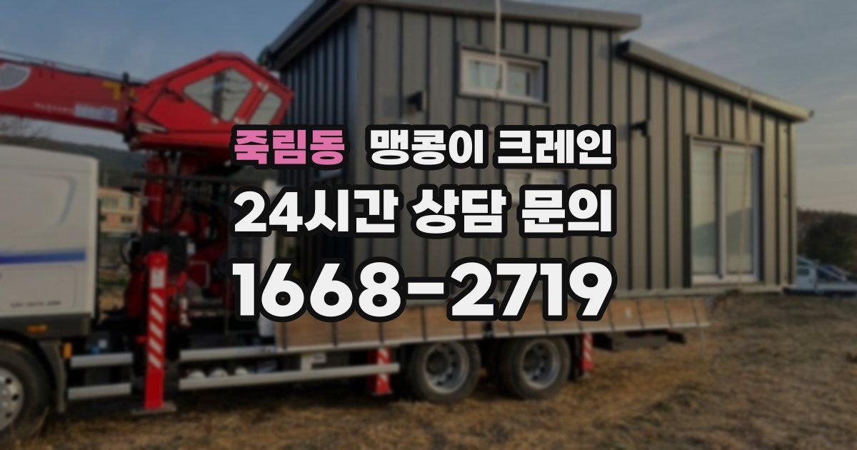 죽림동 맹콩이 크레인