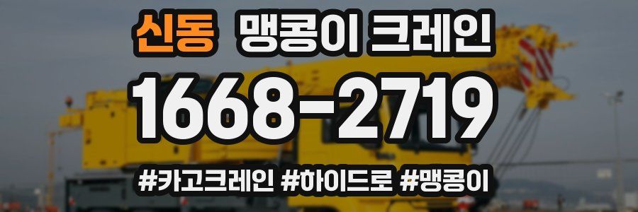 신동 맹콩이 크레인