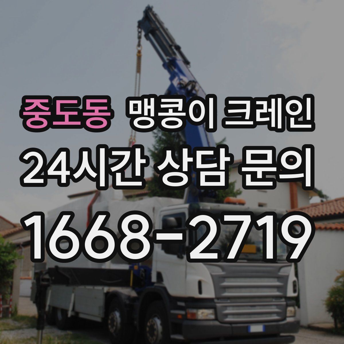 중도동 맹콩이 크레인