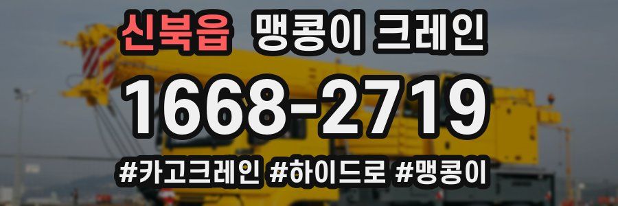 신북읍 맹콩이 크레인