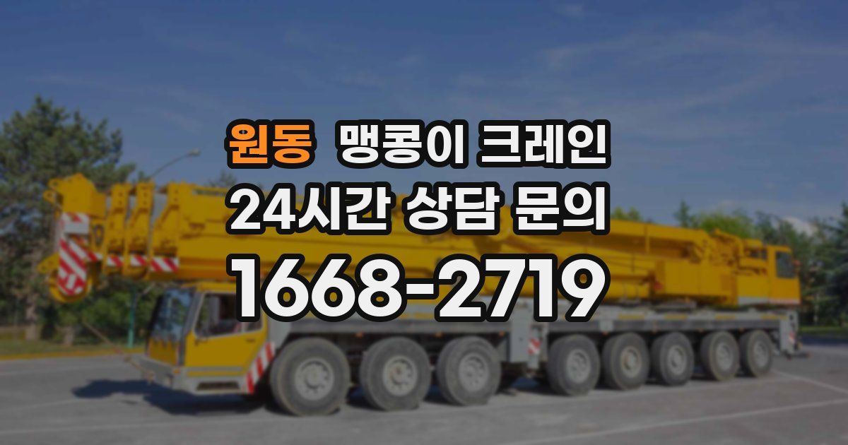 원동 맹콩이 크레인