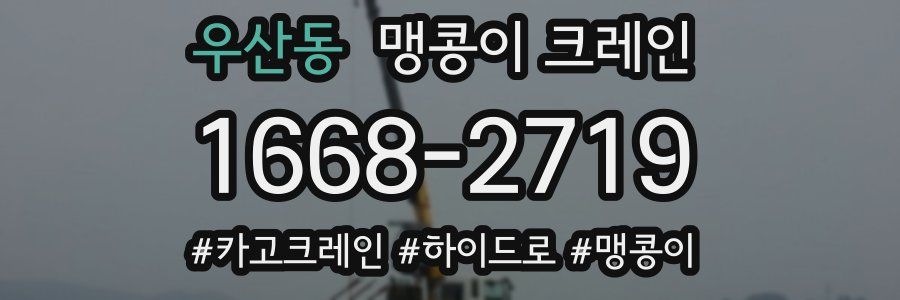 우산동 맹콩이 크레인