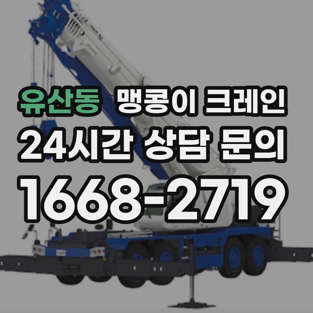 유산동 맹콩이 크레인