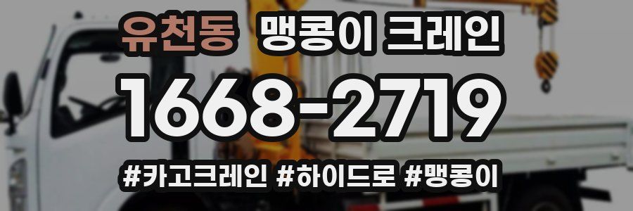 유천동 맹콩이 크레인