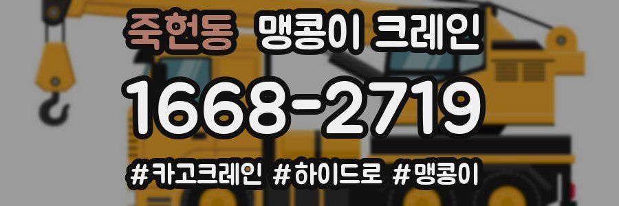 죽헌동 맹콩이 크레인