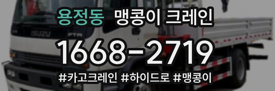 용정동 맹콩이 크레인