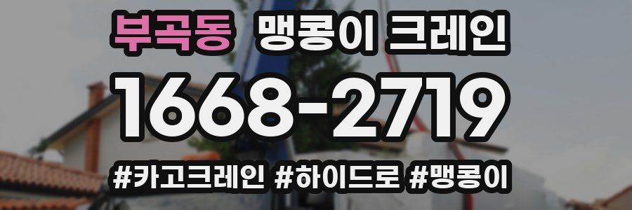 부곡동 맹콩이 크레인