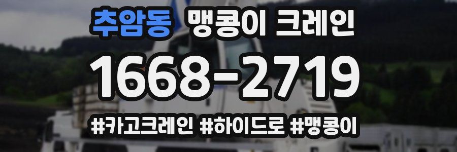 추암동 맹콩이 크레인