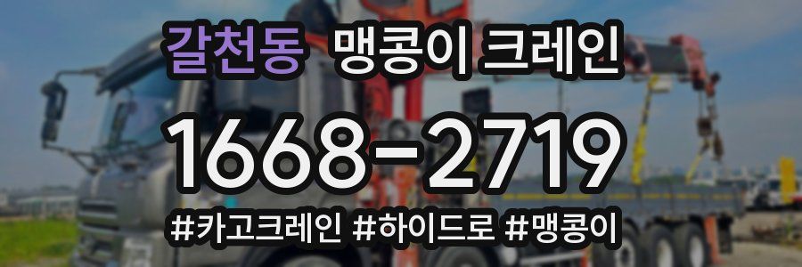 갈천동 맹콩이 크레인