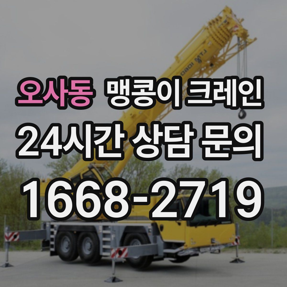 오사동 맹콩이 크레인