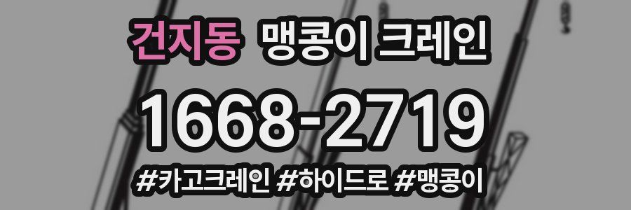 건지동 맹콩이 크레인