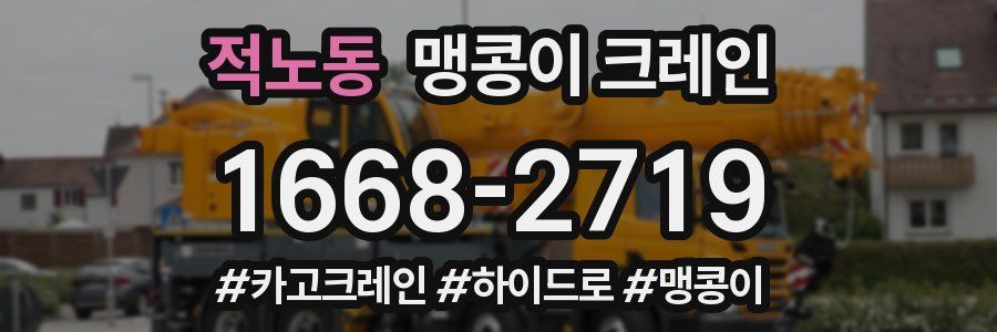 적노동 맹콩이 크레인