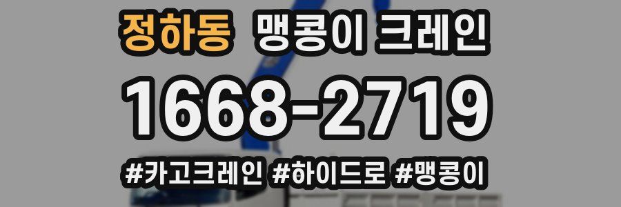 정하동 맹콩이 크레인