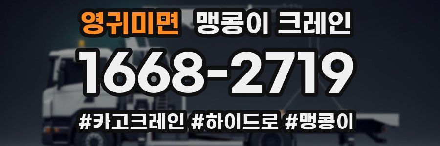 영귀미면 맹콩이 크레인