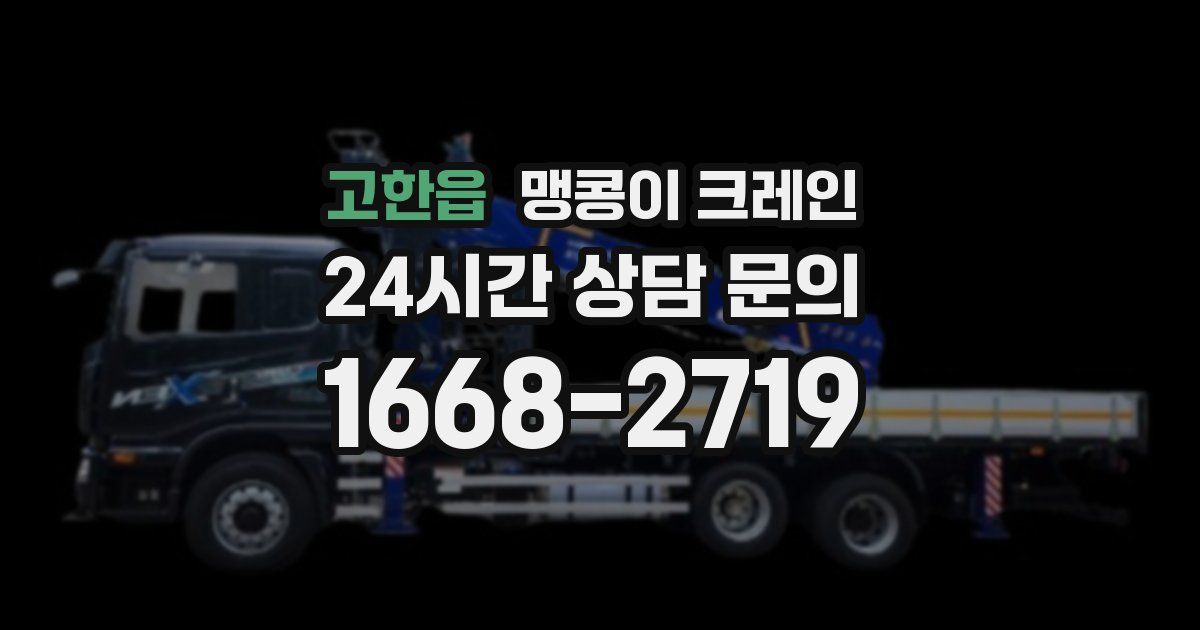 고한읍 맹콩이 크레인