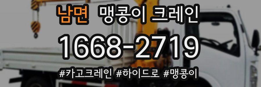 남면 맹콩이 크레인