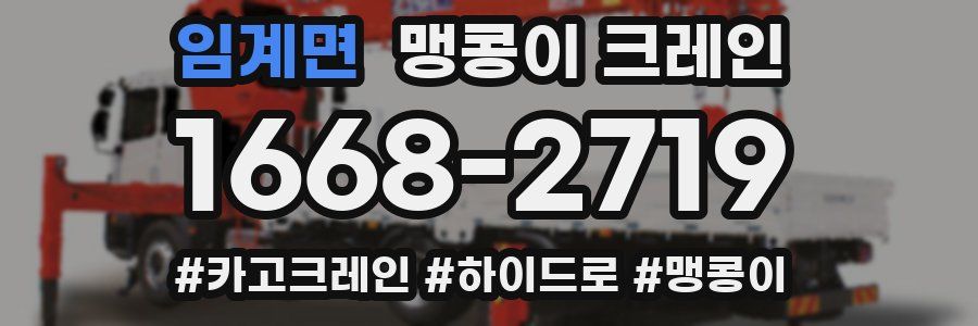 임계면 맹콩이 크레인