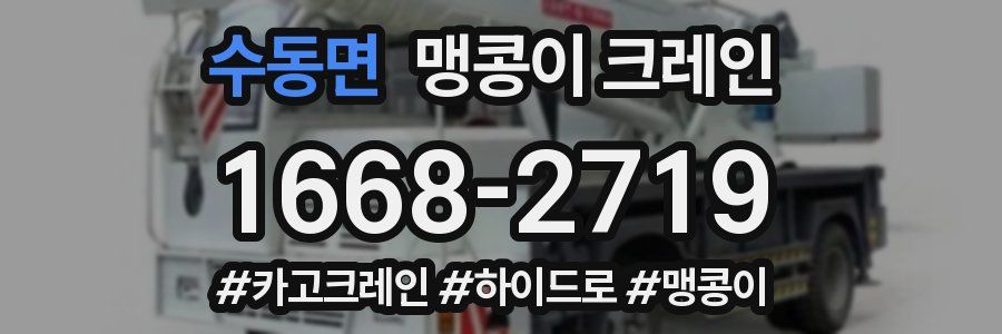 수동면 맹콩이 크레인