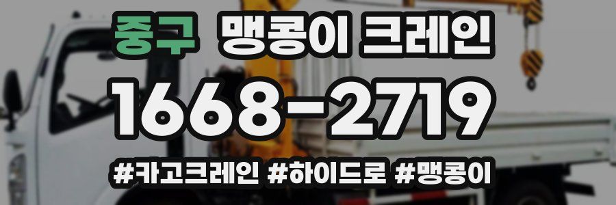 중구 맹콩이 크레인