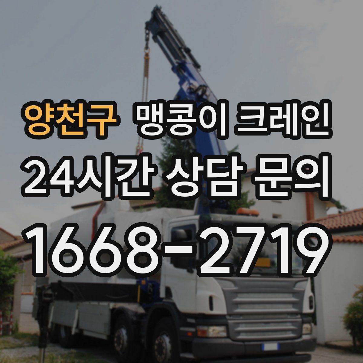 양천구 맹콩이 크레인