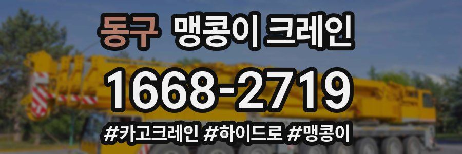 동구 맹콩이 크레인