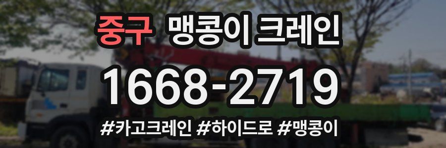 중구 맹콩이 크레인
