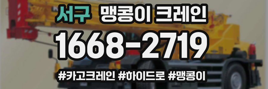 서구 맹콩이 크레인