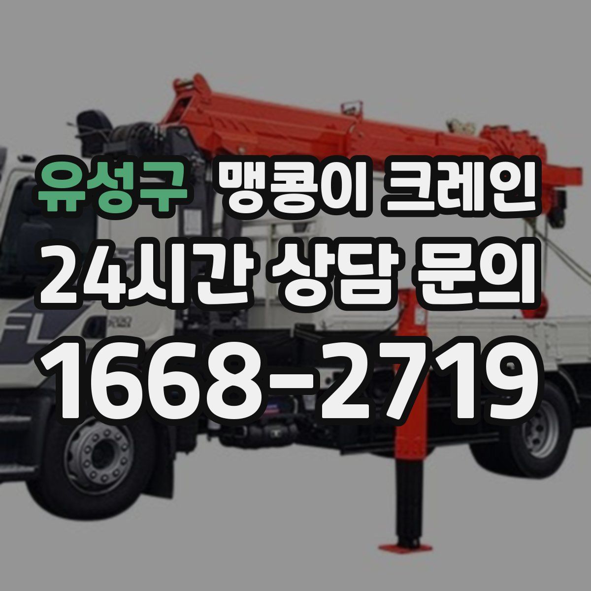 유성구 맹콩이 크레인