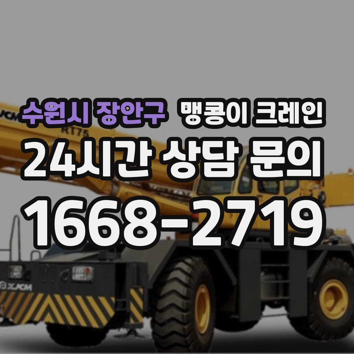 수원시 장안구 맹콩이 크레인