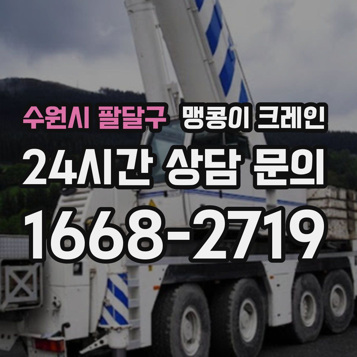 수원시 팔달구 맹콩이 크레인