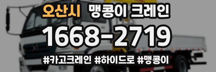 오산시 맹콩이 크레인